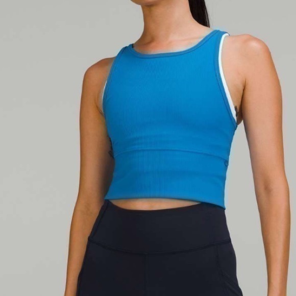 Lululemon Power Pivot Ribbed Tank Top - Picture 1 of 4